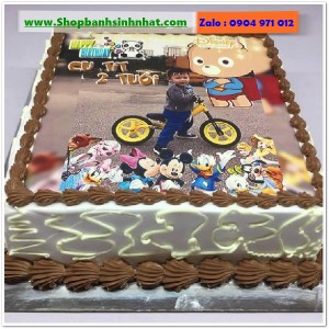 Bánh Sinh Nhật In Hình Ảnh - H745